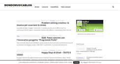 Desktop Screenshot of mondomusicablog.com